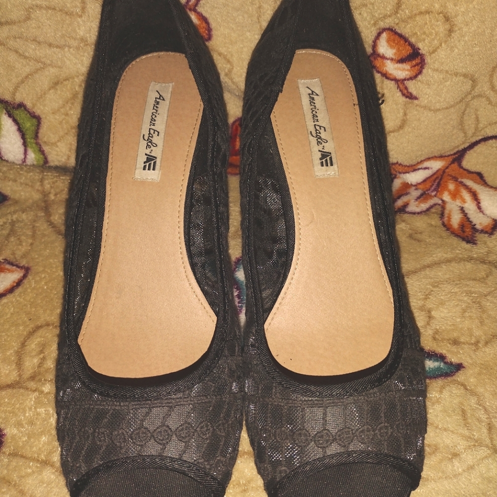 American Eagle Black heels #426